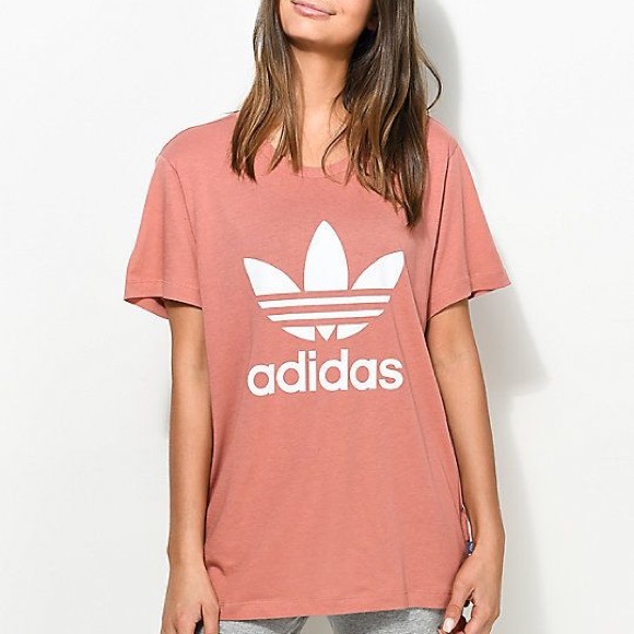 blush adidas shirt